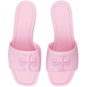 New Tory Burch Eleanor patent-leather slides